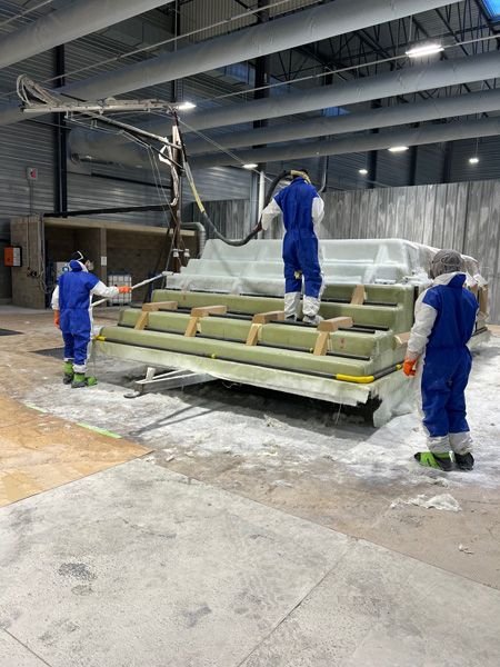 Produktion JA GFK Becken