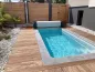Preview: GFK Pool Apolline 1 | 465x215x140cm Set mit Oberflurrollladen