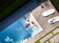 Preview: MON de PRA Bay 77 | 700x360x150cm mit Oberflur Rollladen