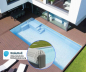 Preview: MON de PRA Kubyka 73 | 730x370x150cm mit Oberflur Rollladen