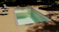 Preview: MON de PRA Bay 87 | 830x390x150cm mit Oberflur Rollladen