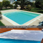 Preview: GFK Pool Oxilia 630x400x155cm mit Unterflurrollladen