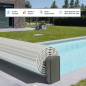 Preview: MON de PRA Chance | 600x300x150cm GFK Pool Set mit Oberflur Rollladen
