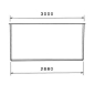 Preview: PID Symi 700x300x150cm GFK Pool Set