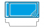 Preview: GFK Pool Detente 7 | 792x368x158cm mit Unterflurrollladen
