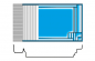 Preview: GFK Pool Plaisance 900 | 1010x400x150 cm mit Unterflurrollladen