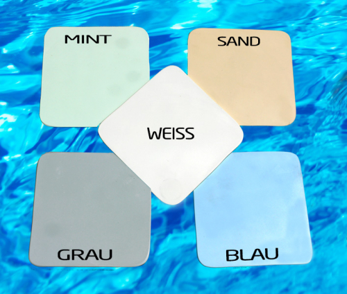 GFK Pool Plaisance 900 | 1010x400x150 cm mit Unterflurrollladen