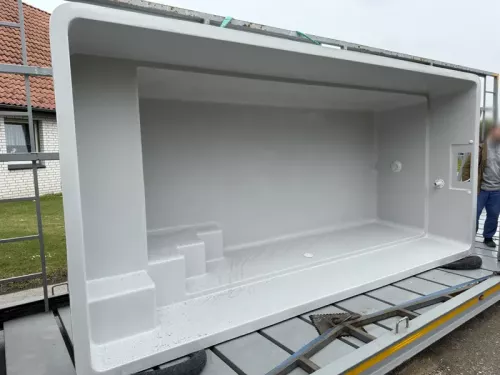 Preview: GFK Pool Apolline 1 | 465x215x140cm Set