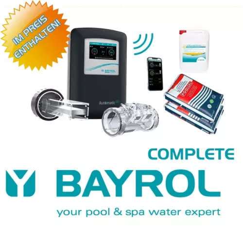 Preview: GFK Pool Lisea 7 | 720x355x155cm Set mit Bayrol AS 5 Salzelektrolyse