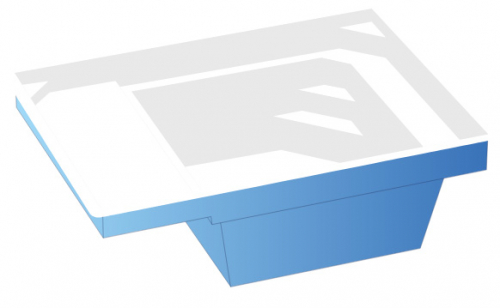 MON de PRA Clever 2 | 425x300x140cm mit Oberflur Rollladen