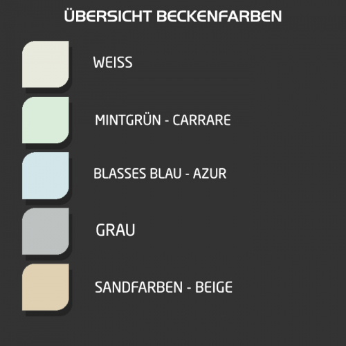 GFK-Pool ROMAINE 920x370x160 cm mit Oberflurrollladen