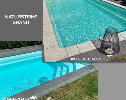 Poolrandsteine Becken Orlando 6 aus Naturstein