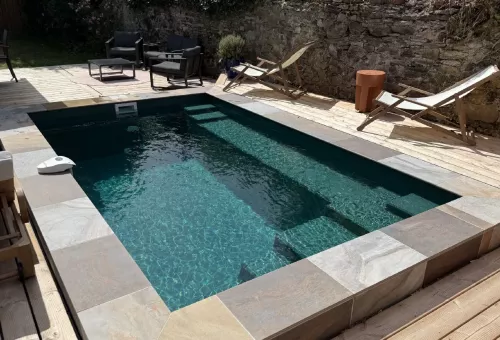 Ceramic de Luxe Leonis 55 | 550x300x150cm mit Bayrol AS 5 Salzelektrolyse