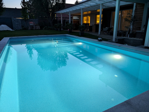 Ceramic de Luxe Lyra 77 | 700x360x150cm mit Wärmepumpe + Poolroboter