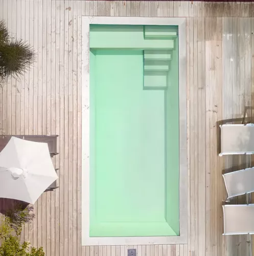 MON de PRA Chance | 600x300x150cm GFK Pool Set