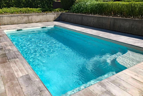 Ceramic de Luxe Nashira 7 | 710x360x150cm + Wärmepumpe + Poolroboter