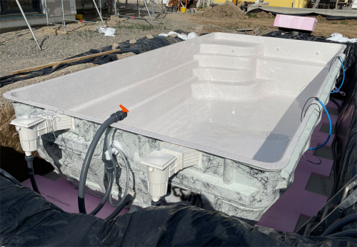 Preview: Ceramic de Luxe Nashira 7 | 710x360x150cm + Wärmepumpe + Poolroboter