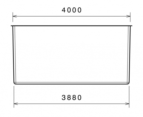 Preview: PID Naxos 800x400x150cm GFK Pool Set