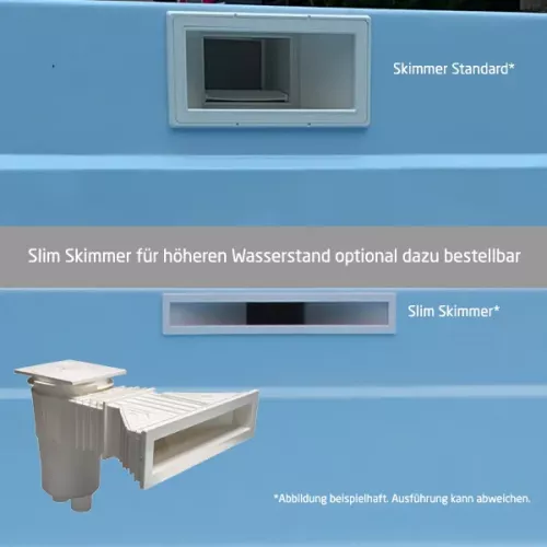 Ceramic de Luxe Nashira 8 | 800x380x150cm mit Oberflur Rollladen