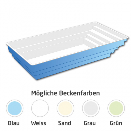 Preview: MON de PRA Wide 75 | 750x390x150cm mit Oberflur Rollladen