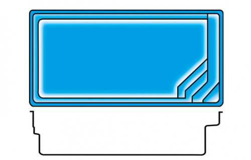 PPP GFK Pool Detente 8 | 800x400x158cm + Wärmepumpe + Poolroboter