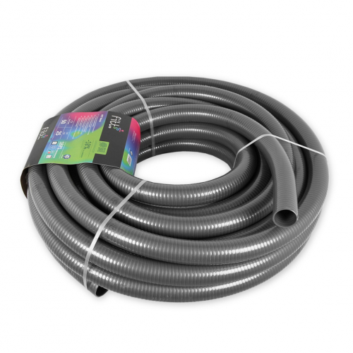PVC Pool Flexschlauch | Ø 50 mm | 25 m Rolle | PN5 | Grau