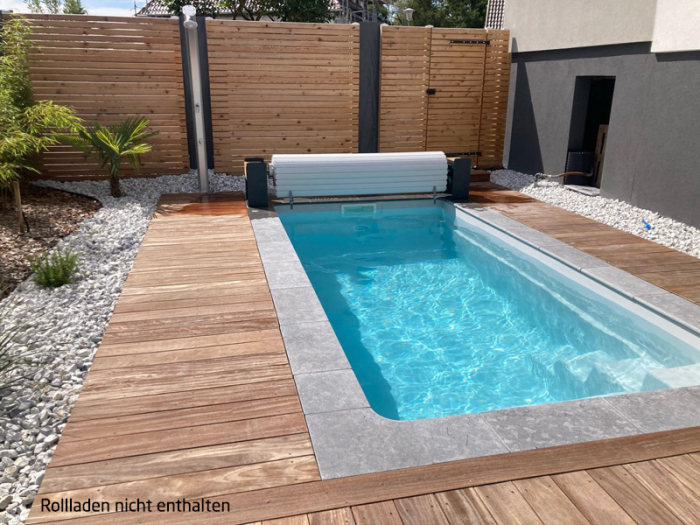 GFK Pool Apolline 1 | 465x215x140cm Set