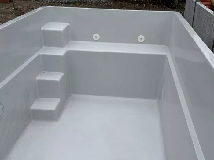 GFK Pool Apolline 1 | 465x215x140cm Set