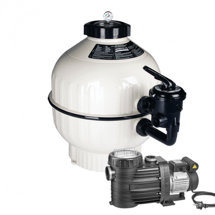 Filteranlage Astral Cantabric 500 mit Speck BADU Top II 12 Pumpe