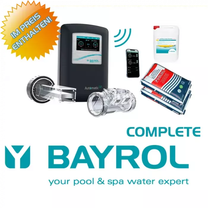 GFK Pool Karen 8 | 800x380x146cm Set mit Bayrol AS 5 Salzelektrolyse