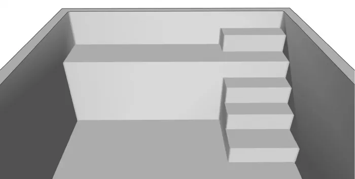 MON de PRA Chance | 600x300x150cm GFK Pool Set