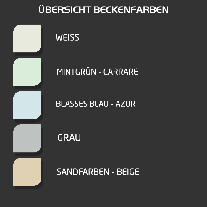 GFK-Pool ROMAINE 920x370x160 cm mit Oberflurrollladen