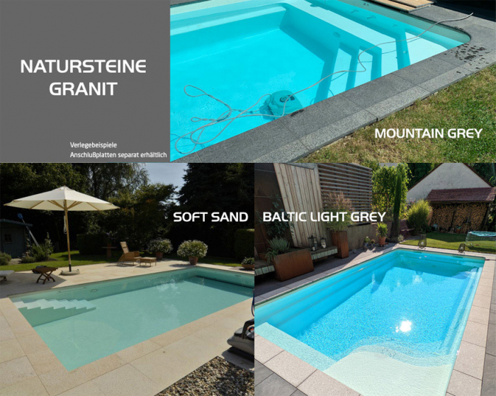 Poolrandsteine Becken Clever 1 | Iris 1 aus Naturstein