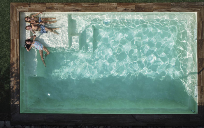 MON de PRA Kubyka 63 | 630x350x150cm GFK Pool Set