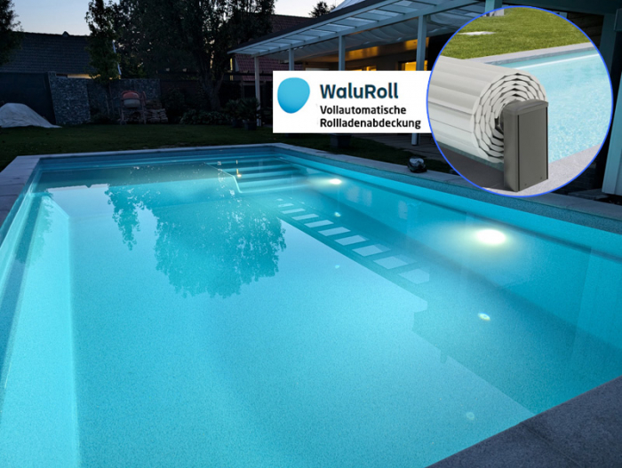 Ceramic de Luxe Lyra 77 | 700x360x150cm mit Oberflur Rollladen