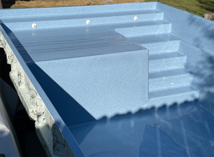 Ceramic de Luxe Lyra 77 | 700x360x150cm + Wärmepumpe + Poolroboter