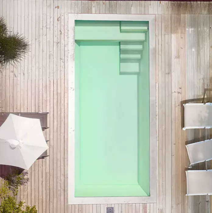 MON de PRA Chance | 600x300x150cm GFK Pool Set