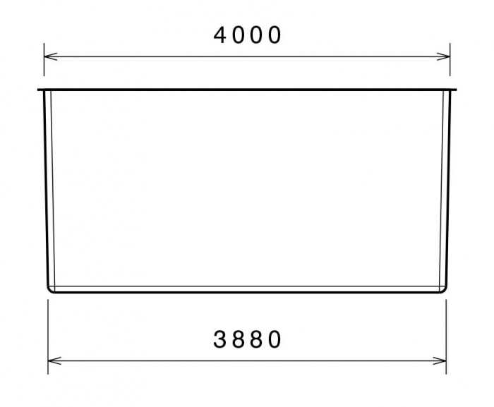 PID Naxos 800x400x150cm GFK Pool Set
