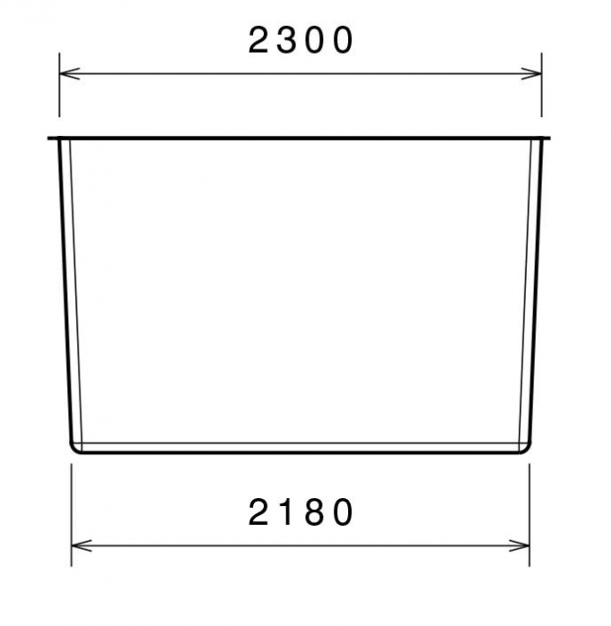 PID Saria 430x230x150cm GFK Pool Set