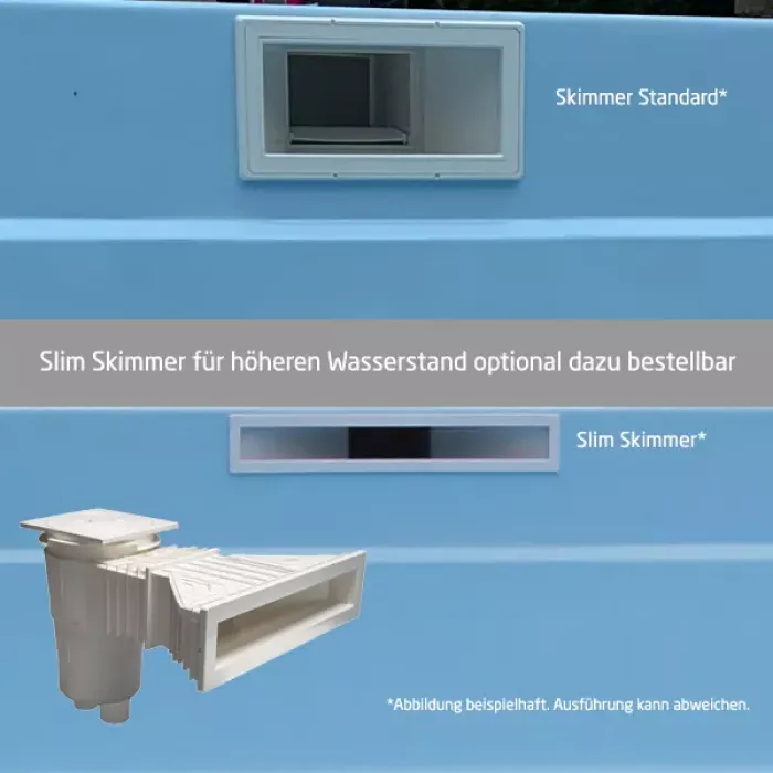 GFK Pool Cynthia 8 | 800x370x150cm Set