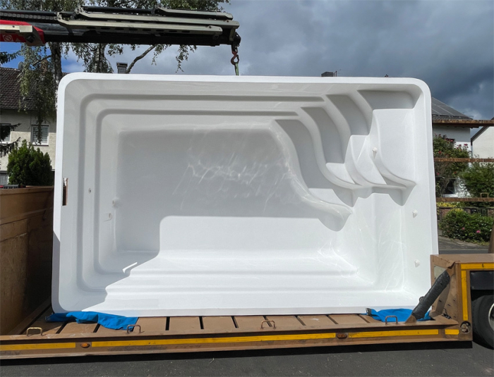 MON de PRA Unique 5 | 510x310x150cm GFK Pool Set