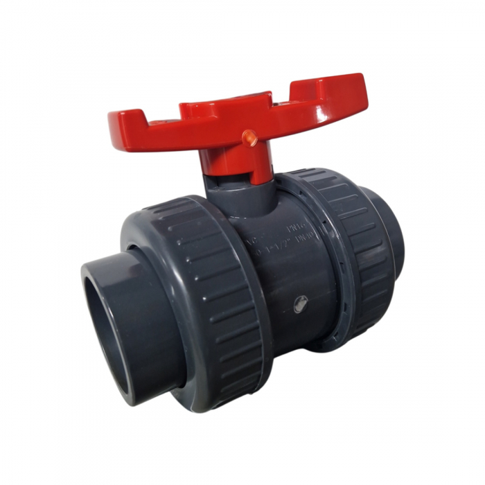 VITROS 2-Wege-Kugelhahn PVC I Ø 50 mm | Klebeanschluss | PN16