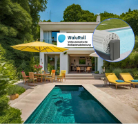 Ceramic de Luxe Altair 5 | 475x210x150cm mit Oberflur Rollladen