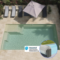 Ceramic de Luxe Syrius 63 | 630x350x150cm mit Oberflur Rollladen